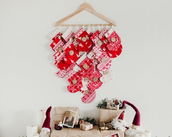 Hand-crafted Advent Calendar (Scandi red)