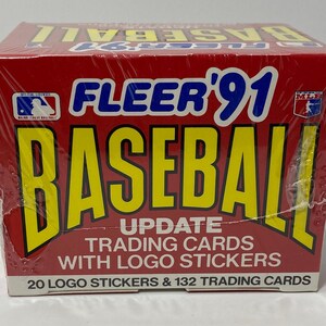 Carte da baseball dell'aggiornamento Fleer del 1991