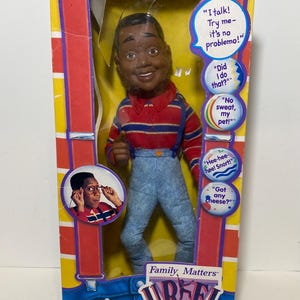 Bambola con cordicella "Steve Urkel" del 1991