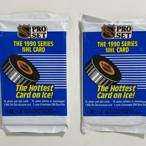 1990 Pro Set NHL Cards (2 Packs/Unopened)