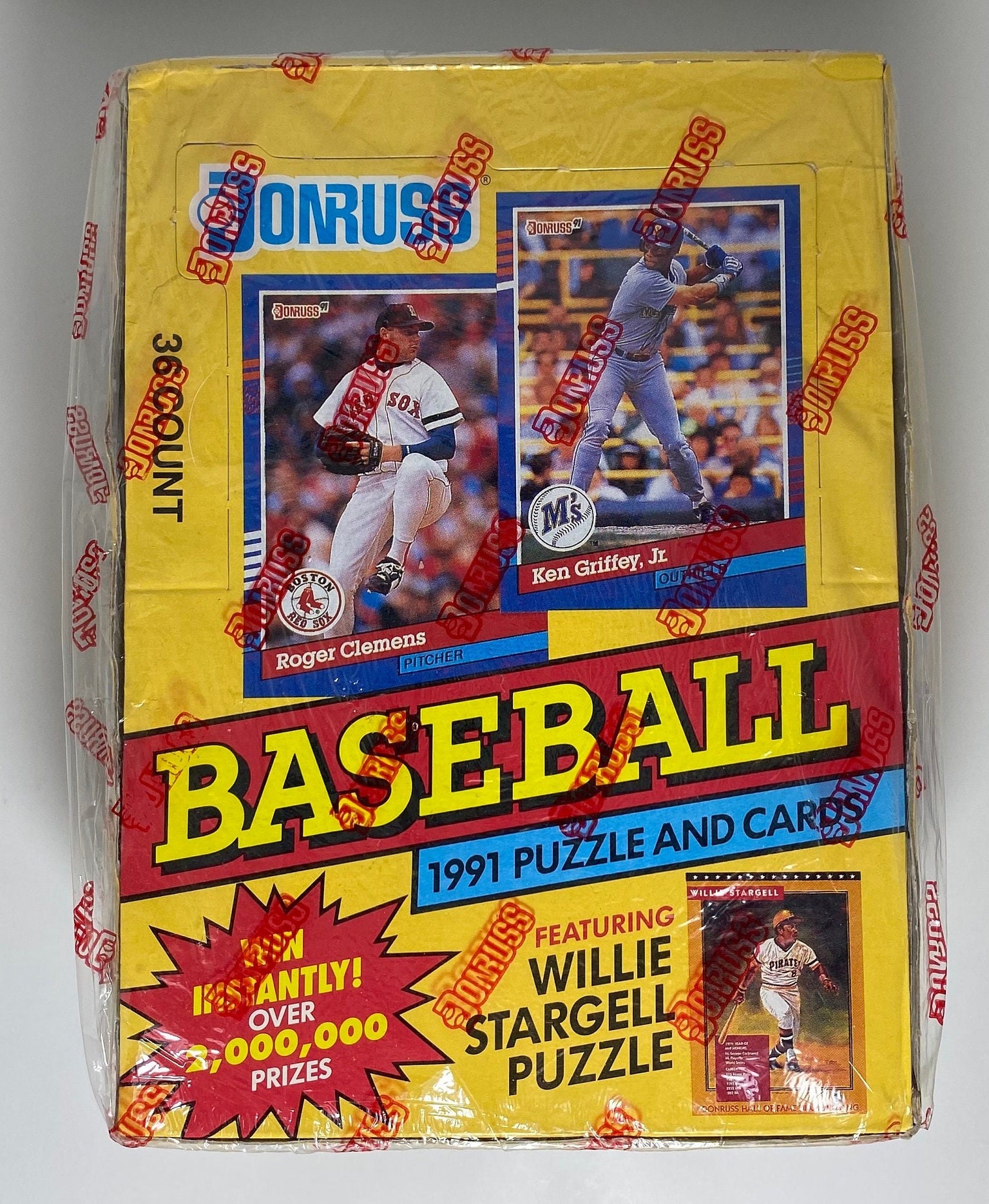 1991 Donruss Baseball Cards & Puzzle - Etsy