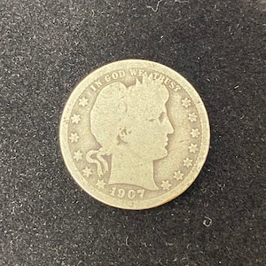 1907 Barber Quarter