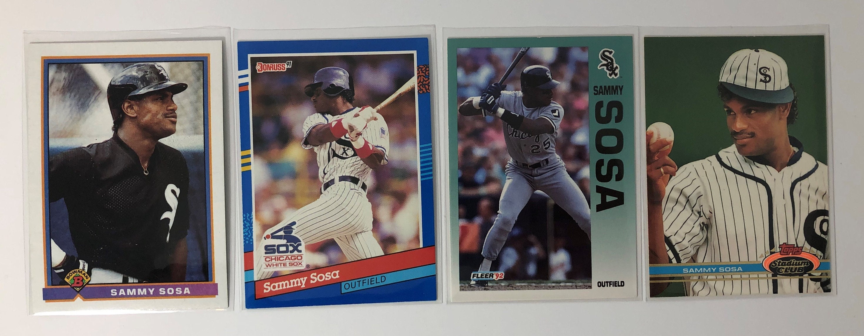 1990's Sammy Sosa Baseball Cards 4 Cards - Etsy
