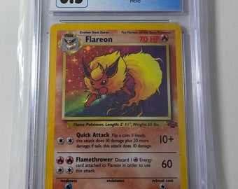 1999 Holo Flareon 3/64 Card - Etsy