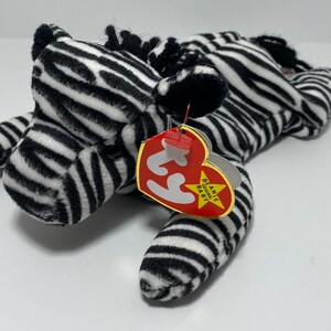 Beanie Baby “Ziggy” the Zebra (PVC Pellets)