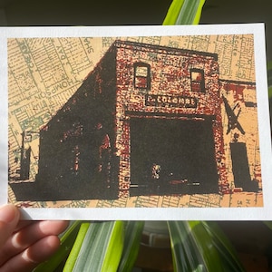 La Colombe Print - Coffee House Art - Philadelphia Art