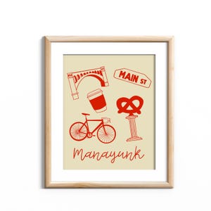 Manayunk Art Print - Philly Art Print - 8x10 wall art