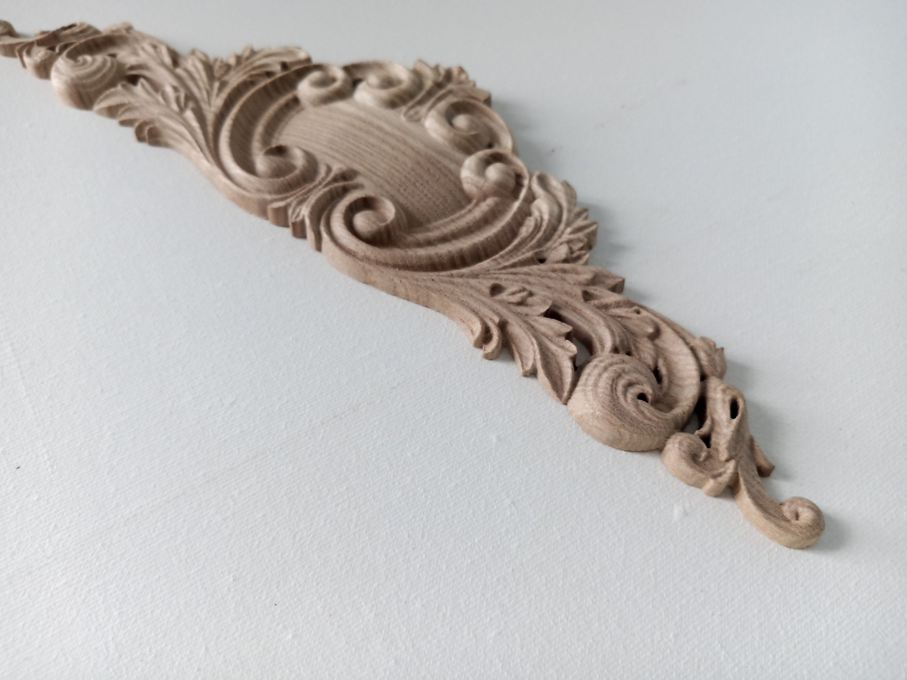 Furniture appliques Decorative onlay DIY furniture Wooden  Etsy