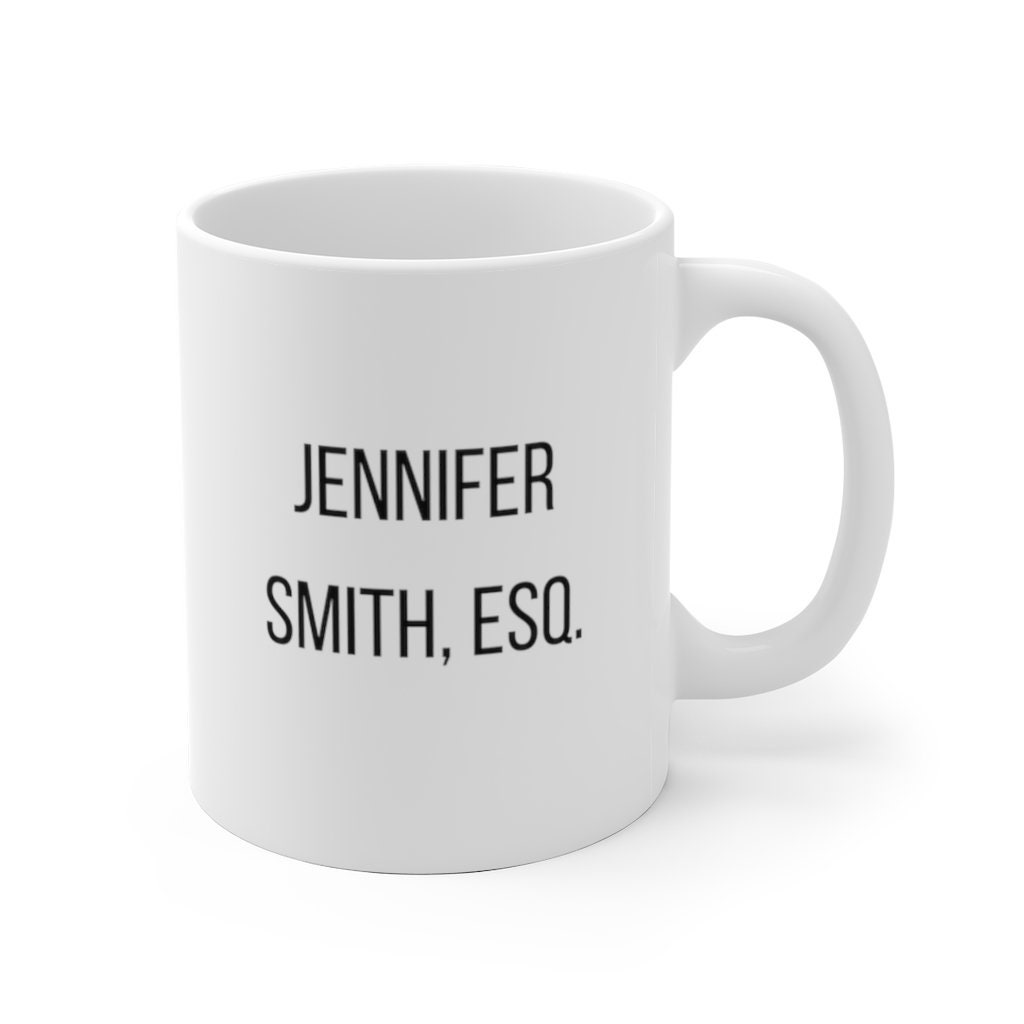 Personalized Law Partner Mug Nice Gift for New Law Firm Etsy