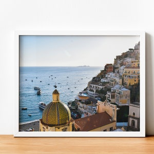 Positano Print, Positano Printable, Italy Photography, Pastel Print, Italy Wall Art, Amalfi Coast Print, Printable Art, Positano Wall Art