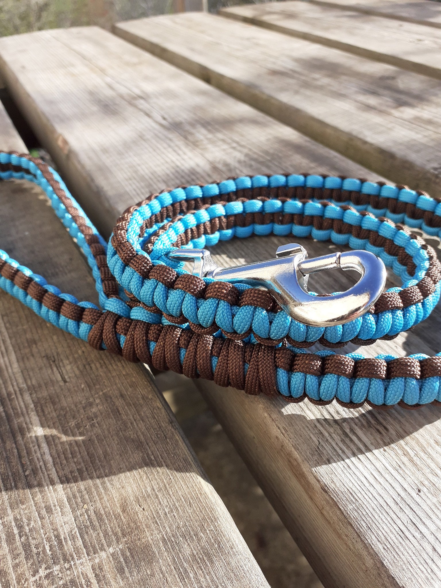 Laisse Pour Chien Très Solide Fait Main en Paracord