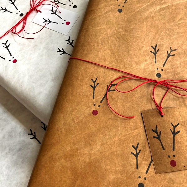 Reusable Wrapping Paper - Reindeer