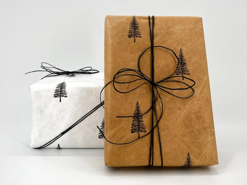 Reusable Wrapping Paper - Trees image 5