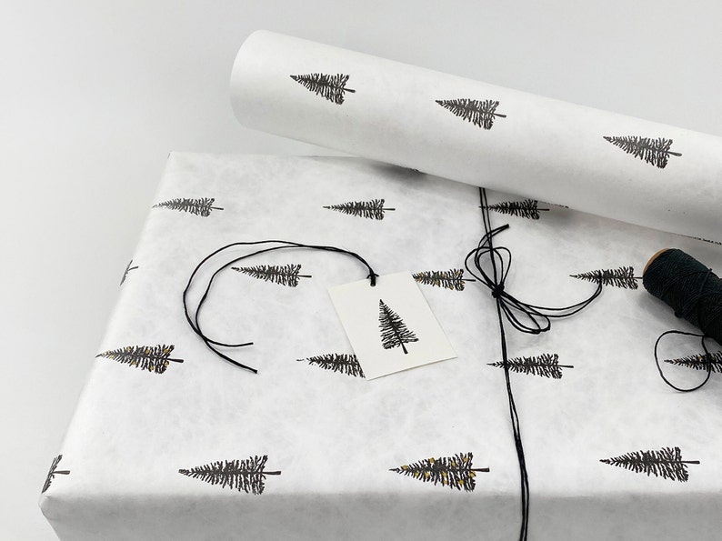 Reusable Wrapping Paper - Trees image 8
