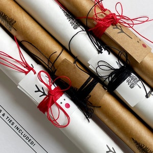 Reusable Wrapping Paper - Trees image 4