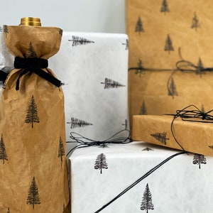Reusable Wrapping Paper - Trees image 3