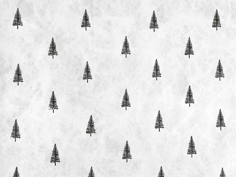Reusable Wrapping Paper - Trees image 6