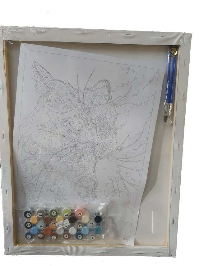 Bunte Vögel Malen nach Zahlen Kit Malerei auf Leinwand DIY