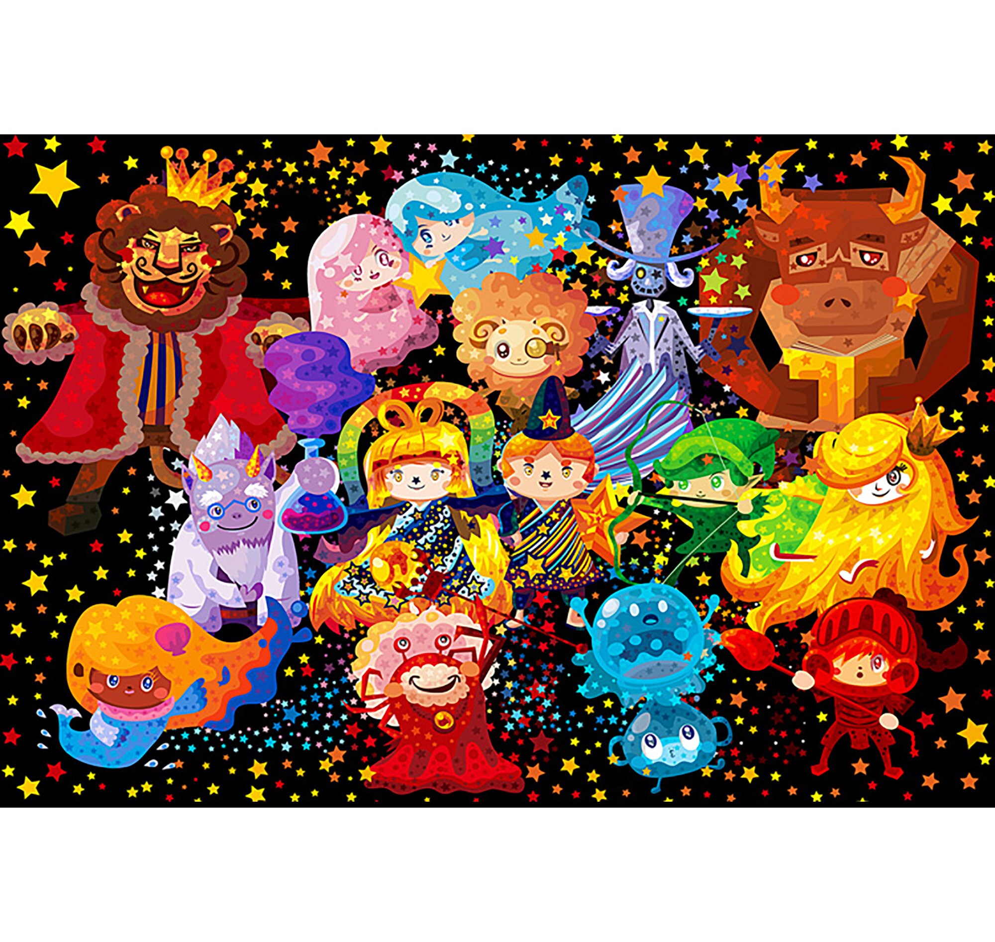 Twelve constellations puzzle 4000 pieces of Etsy