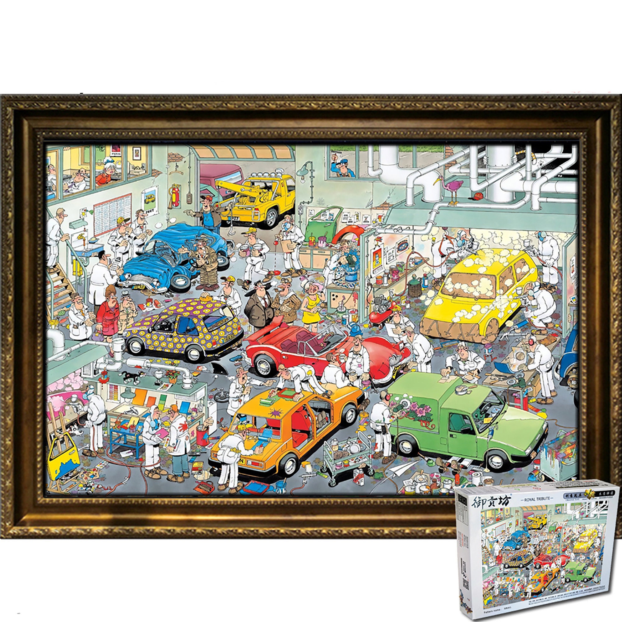 Holz Puzzle Auto Dekoration Shop 1000 Puzzles Animation Etsy