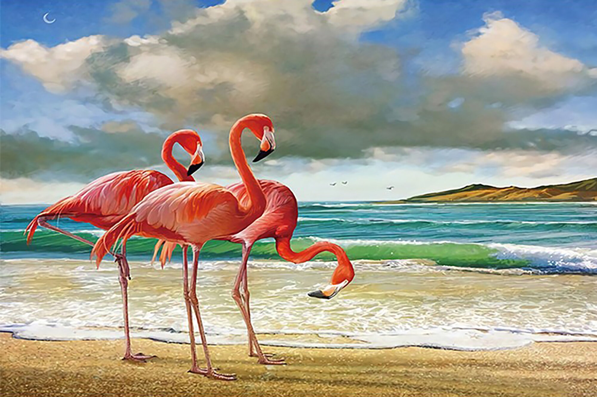 Puzzle 1000 Pieces Flamingo Jigsaw Puzzles For Adults Wooden | Etsy