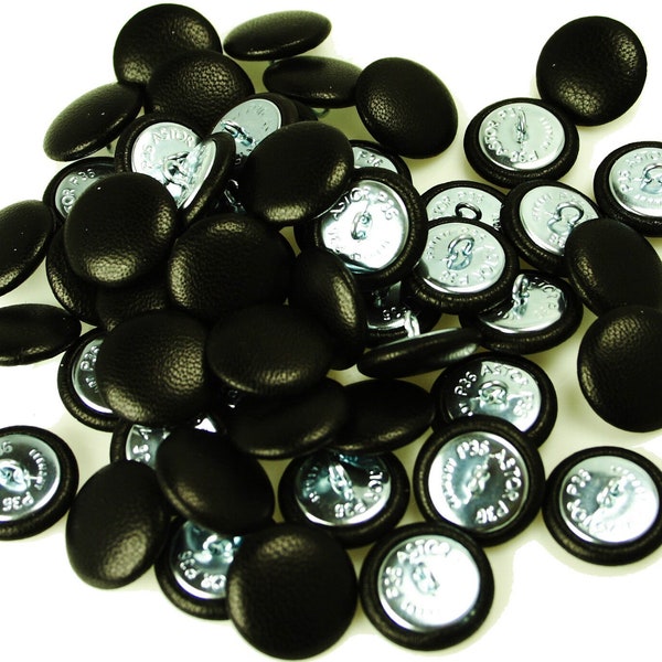 Upholstery Buttons Leather Suede covered buttons