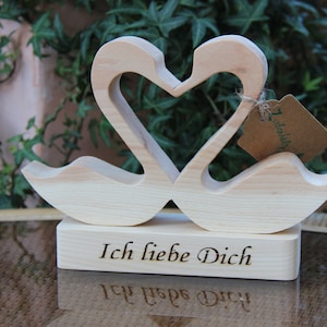 Love symbol swan couple Valentine&#39;s Day Valentine&#39;s gift Mother&#39;s Day
