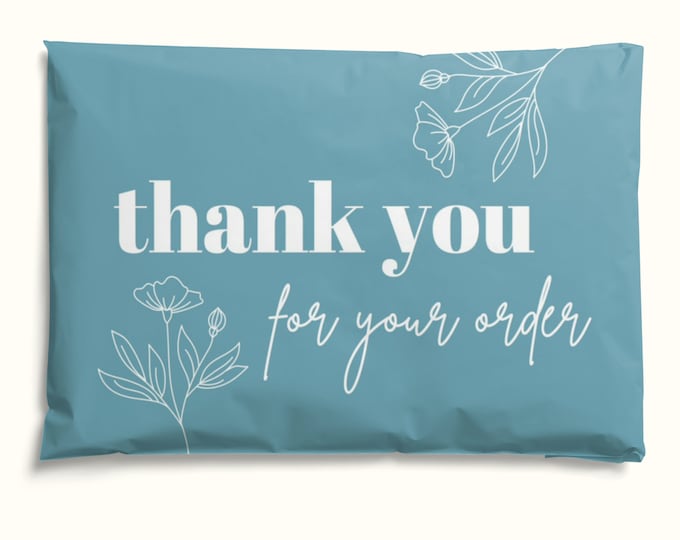 100 Count 6x9 Inch Recycled Poly Mailers - 2.5 Mil Eco Friendly Shipping Envelopes