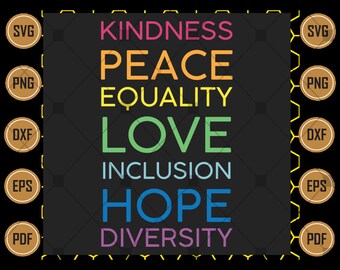 Equality Svg Black History Month Svg Racial Diversity Svg Justice Svg