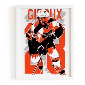 Claude Giroux Philadelphia Flyers Hockey Poster