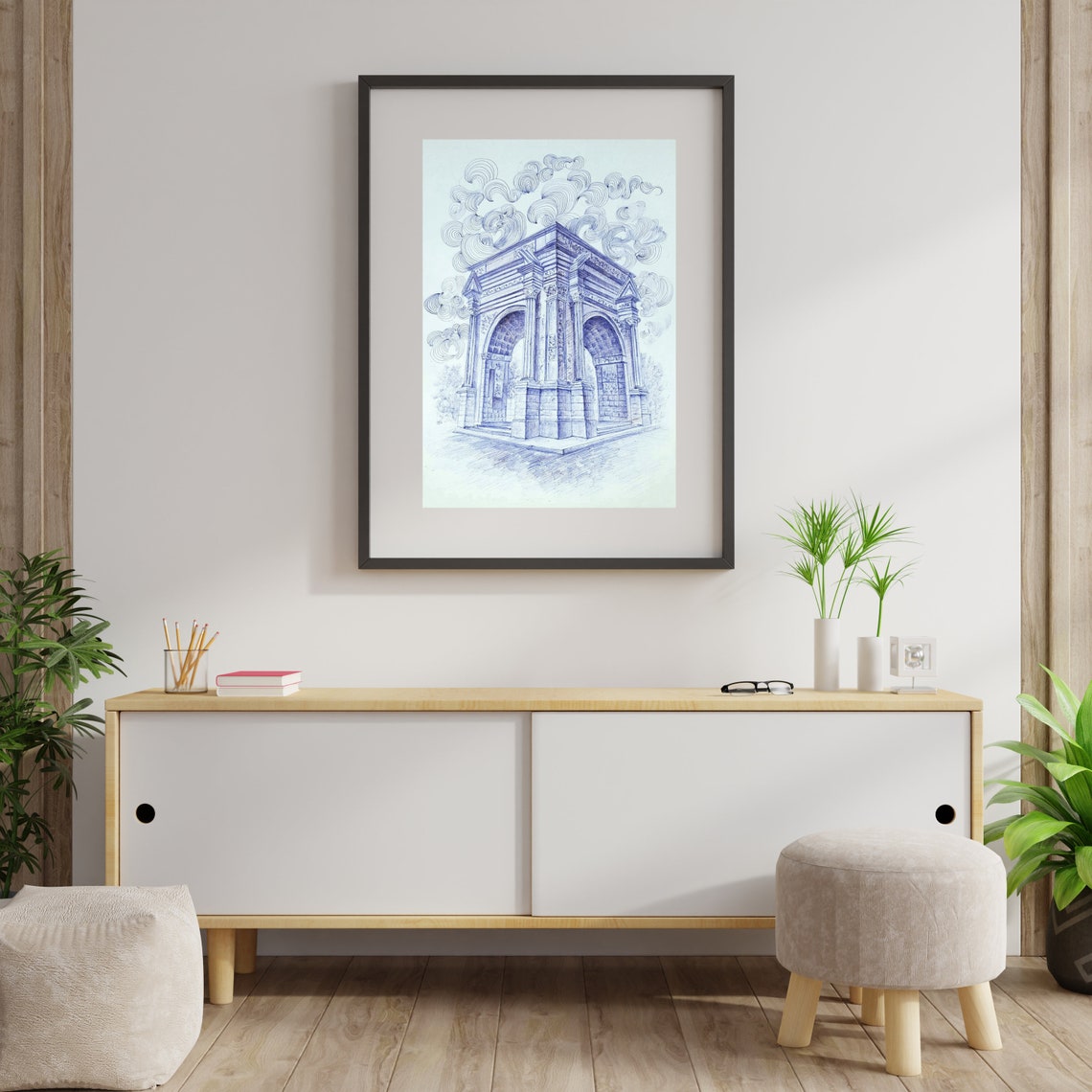 Architecture Print Architecture Wall Art Living Room Wall Etsy