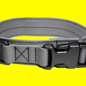 Tactical Dog Collar, Wolf Grey 1.5&quot;