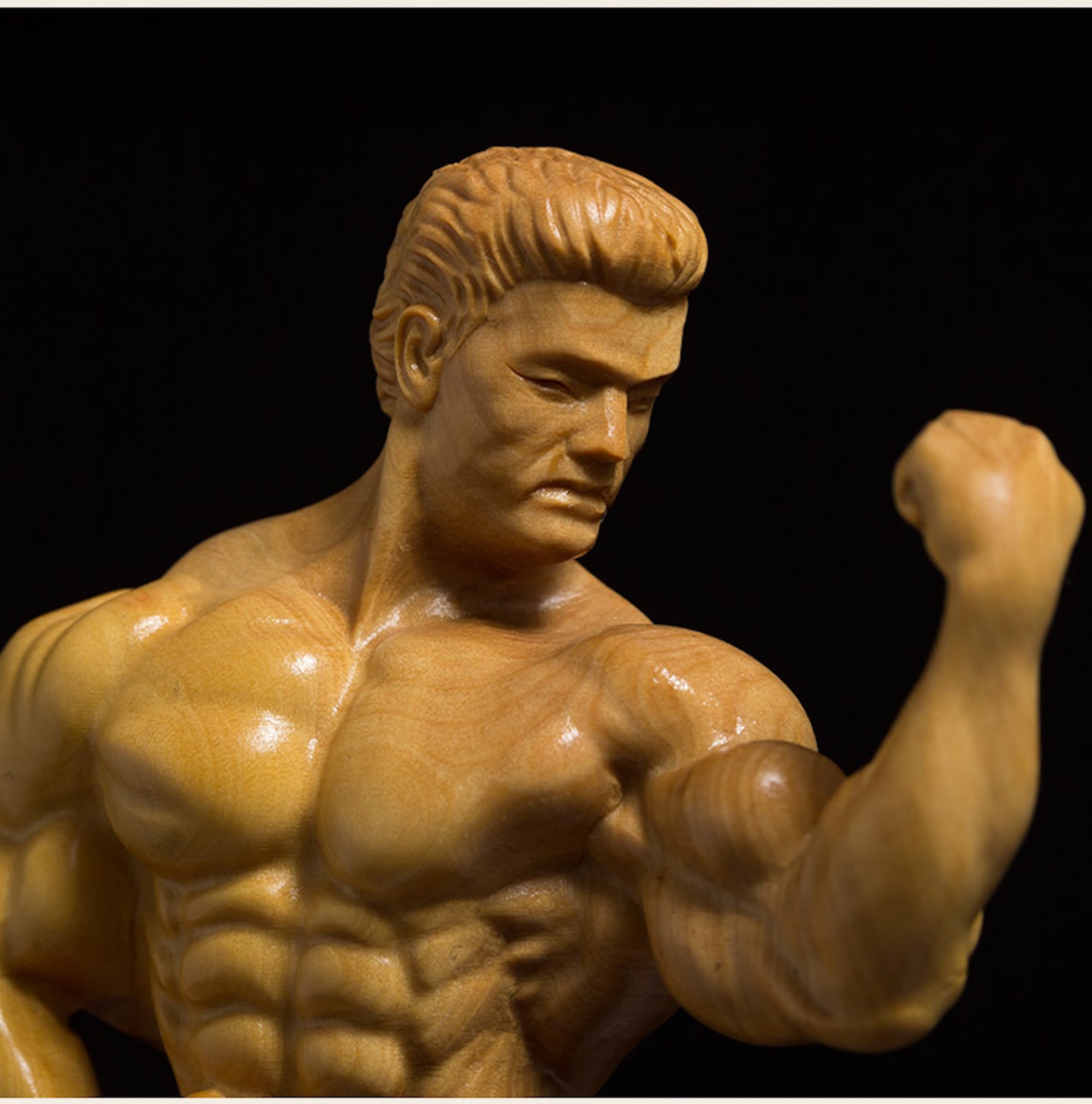 Bodybuilding Man Muscle Male Statue Etsy