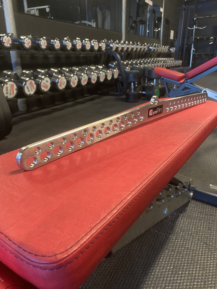 GymPin のステンレススチール LITE D-HANDLE BAR 20