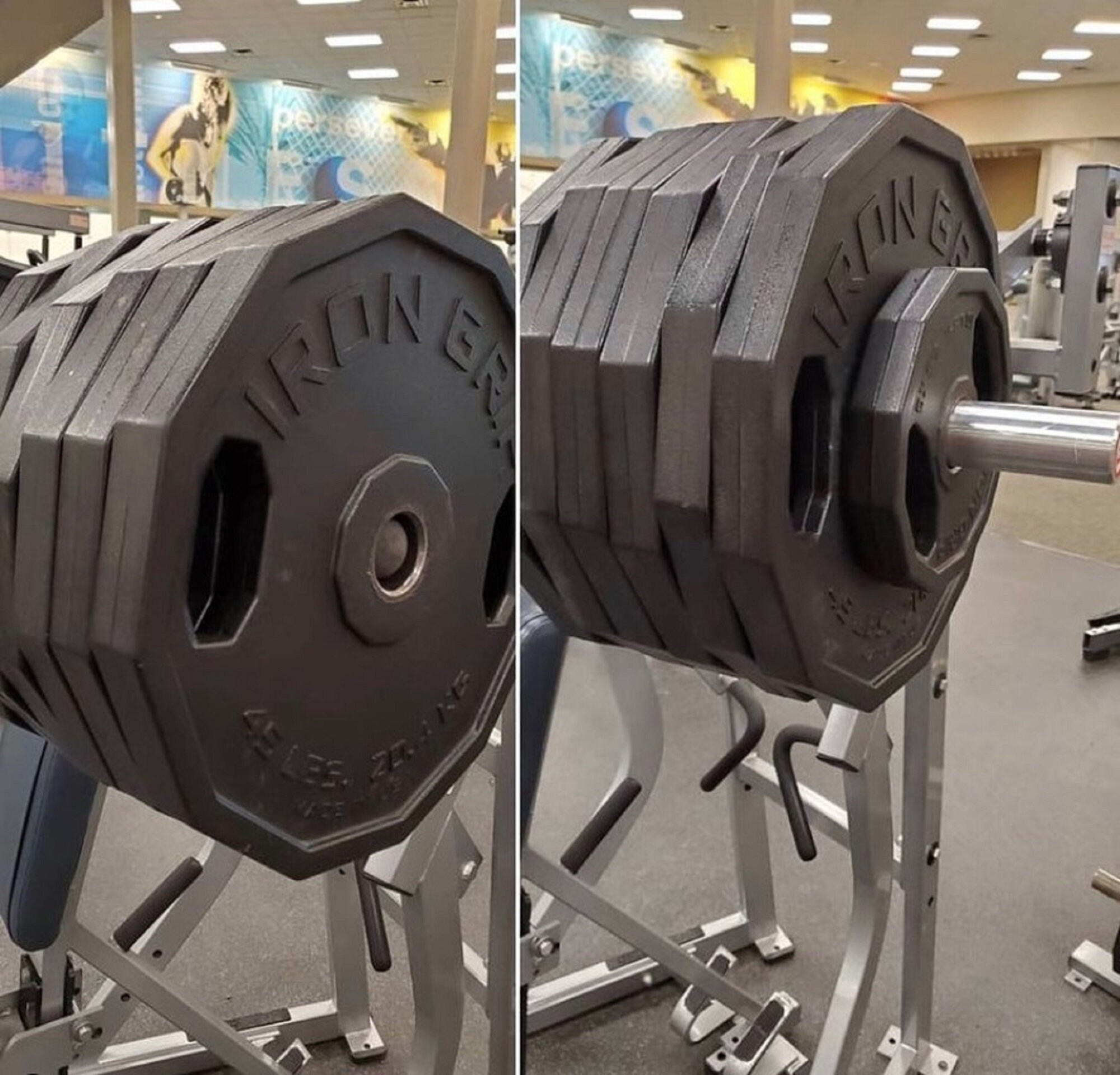 Internal Machine Extenders by Gympin ADD MORE WEIGHT to Plate Loaded Machines. gym_pin Leg Press