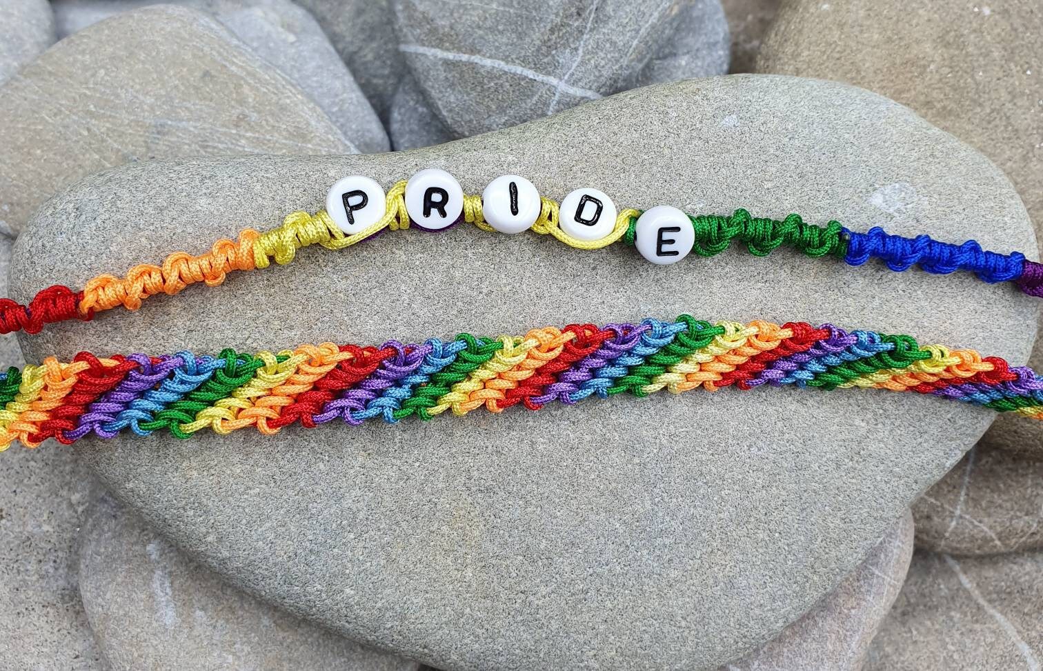 Hübsches Pride Rainbow ArmbandSet Etsy