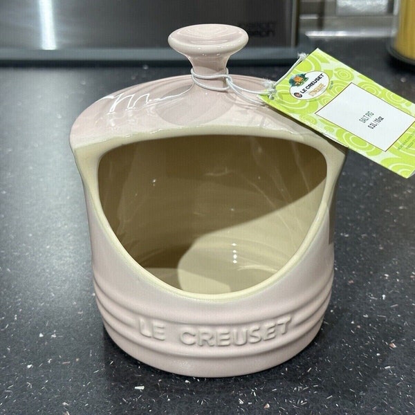 Le Creuset New Stoneware Ceramic Milky Pink 0.3L Salt Pig Cellar