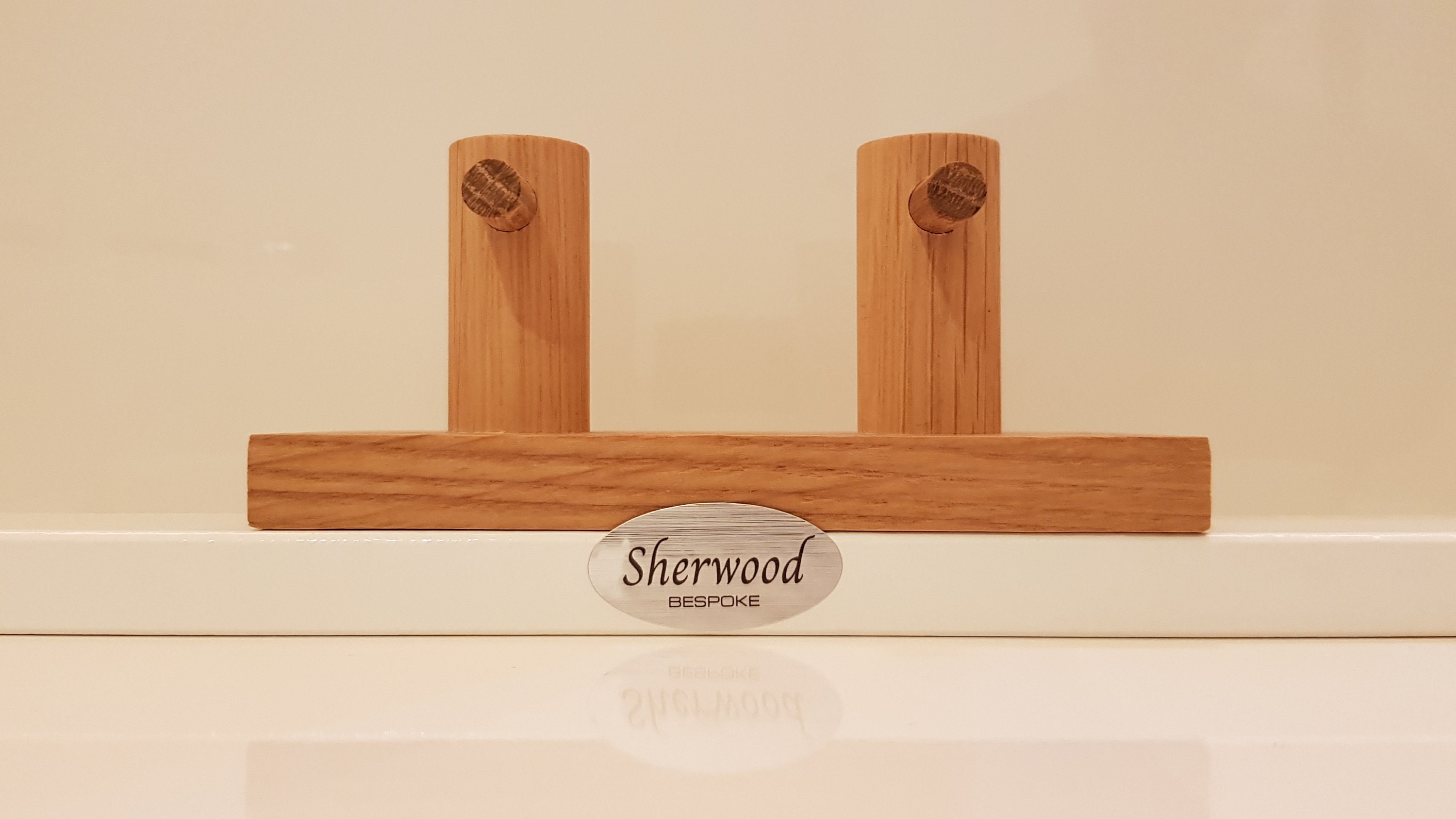 Double Oak Panel Hooks SelfAdhesive Made to Order Etsy