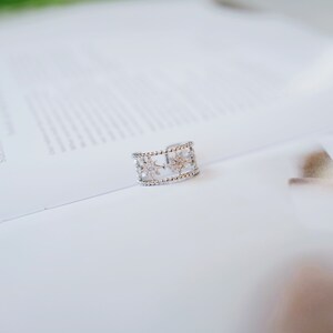 Double Layered Star Ring