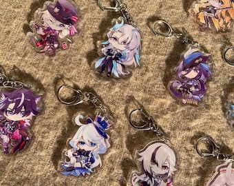 Genshin  New Characters Keychains