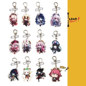 Genshin Keychains New Characters - Etsy