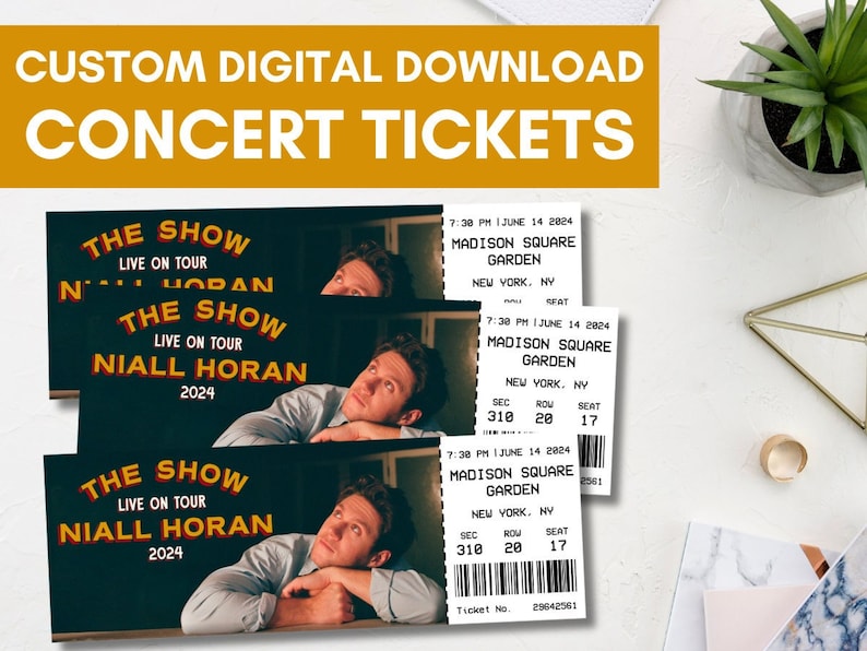 Niall Horan the Show Live on Tour 2024 Concert Ticket Etsy