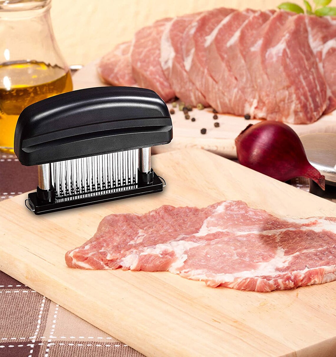 3 PCS Kitchen Meat Tenderizer Set Heavy Duty Mallet Tool Etsy