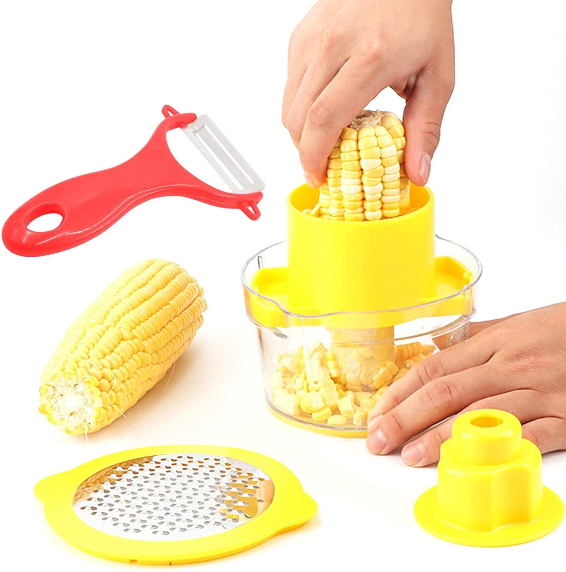 Corn Shucker Tool Corn Peeler Stainless Steel Corn Stripper Etsy