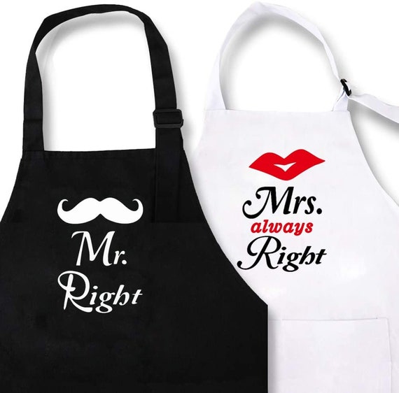 Funny Novelty Couples Kitchen Apron Cooking Kitchen Gifts for Etsy