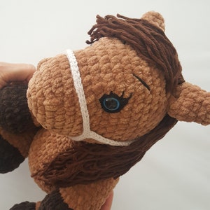 Crochet horse pattern, ENGLISH/CZECH written pattern, PDF download, crochet horse, written pattern of horse, english pdf, horse amigurumi