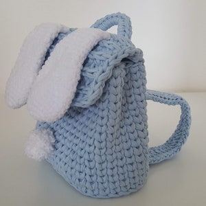 Crochet Rabbit Backpack PATTERN, PDF Written Pattern, Rabitt Back Pack ...