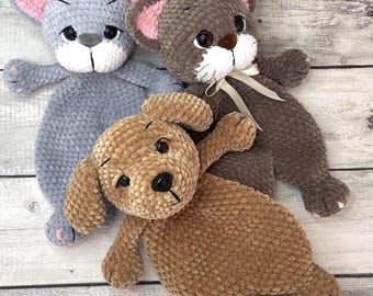 Pacchetto di modelli all'uncinetto per copertina morbida (PDF + video) / Copertina di sicurezza per cani e gatti / Tutorial per copertina morbida 2 in 1 per neonati / Regalo amigurumi per baby shower
