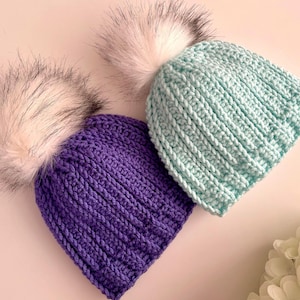 Chunky Crochet Beanie Pattern: Beginner-Friendly Winter Hat (PDF Download)