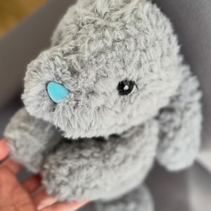 Padrão de coelho de crochê, tutorial de coelho macio em inglês e tcheco em PDF para download, presente para chá de bebê, ideia de aniversário, guia para coelho de pelúcia, brinquedos fofinhos